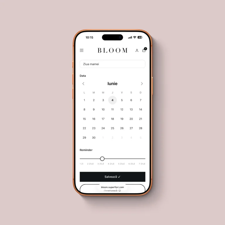 Calendar florărie online