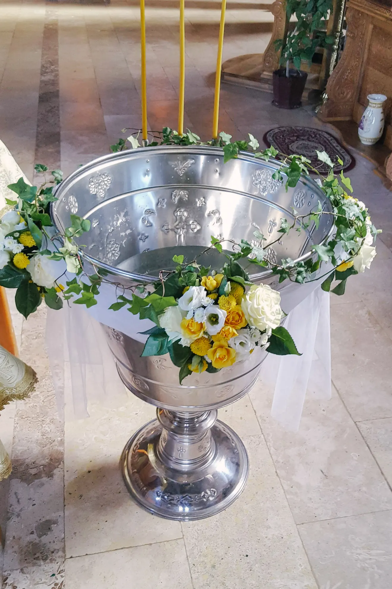 Pachete de flori pentru botez