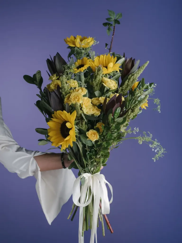 buchet cu floarea soarelui 8841b 1152x1536